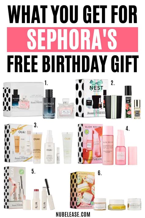 sephora makeup birthday gifts